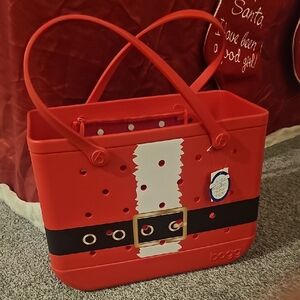 NWT Red Santa Tote BOGG Bag (LARGE Size)